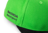Бейсболка Skoda Motorsport Baseball Cap, R5, Green/Black, артикул 000084300AP