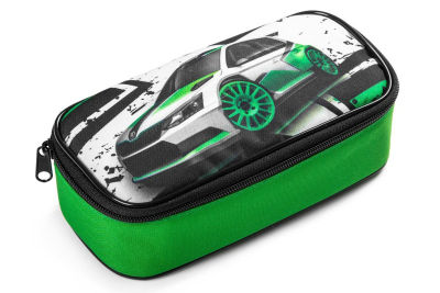 Детский пенал Skoda Motorsport School Pen Case R5 by Stil, green/black