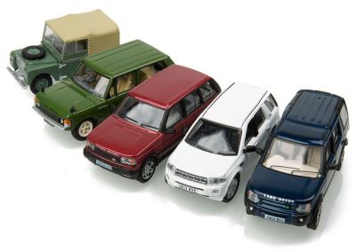 Набор моделей Land Rover Classic 5 Piece Set, Scale 1:76