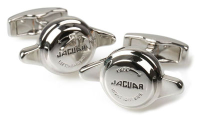 Запонки Jaguar Heritage Spinner Cufflinks - Silver