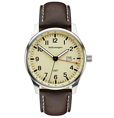 Мужские наручные часы Volkswagen Men's Watch, Mocca-Brown/Cream