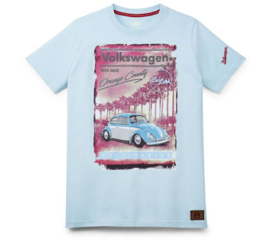 Мужская футболка Volkswagen Classic T-Shirt, Orange County, Men's, Turquoise