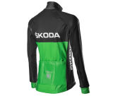 Женская велосипедная куртка Skoda Cycling Jacket, Ladies, Black/Green, артикул 000084613FBD