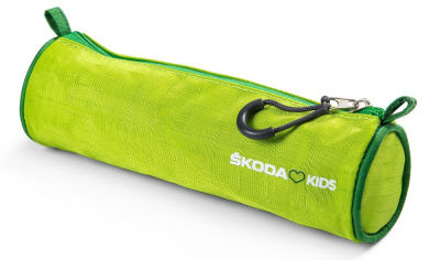 Детский пенал Skoda Kids, Pen and Pencil Case, Green