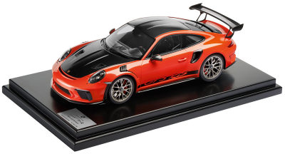 Модель автомобиля Porsche 911 GT3 RS with Weissach Package, 1:12, Lava Orange, Limited Edition