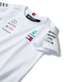 Детская футболка Mercedes Children's T-shirt, F1 Driver, White, артикул B67996175