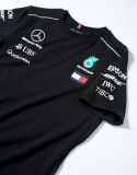 Детская футболка Mercedes Children's T-shirt, F1 Driver, Black 2018, артикул B67996137