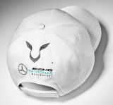 Бейсболка Mercedes F1 Cap Lewis Hamilton, Edition 2018, White, артикул B67996128