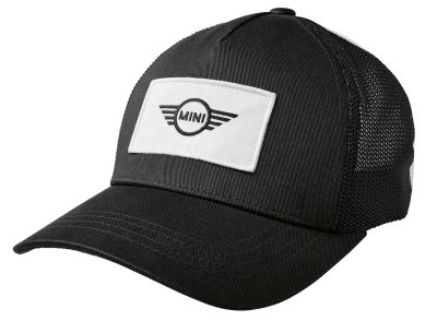 Бейсболка унисекс MINI Logo Patch Trucker Cap, Black