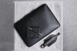 Кожаный кейс для ноутбука Porsche Laptop Sleeve, Leather, 13 inches, Black, артикул WAP0300100K