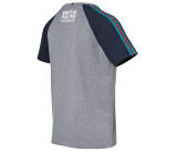 Мужская футболка Porsche T-shirt, Men's, Martini Racing, Grey/Blue, артикул WAP55100S0K
