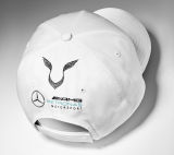 Детская бейсболка Mercedes F1 Children's Cap Lewis Hamilton, Edition 2018, White, артикул B67996165