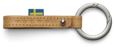 Кожаный брелок Volvo Creative Key Ring, Brown