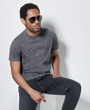 Мужская футболка Porsche Turbo T-shirt, Men's, Essential, Mottled Grey, артикул WAP82400S0K