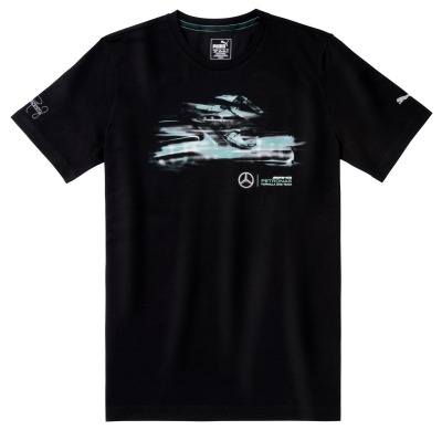 Мужская футболка Mercedes Men's T-shirt, AMG Petronas, Rosberg 2016, Black