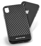 Чехол для iPhone XR Mercedes-AMG Carbon Cover for iPhone® XR, Black, артикул B66956003