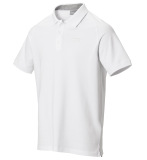 Мужская рубашка-поло Audi Poloshirt, Men, Classic Logo, White, артикул 3131700922