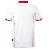 Мужская рубашка-поло Audi Sport Poloshirt, Mens, White/Red, артикул 3131801122