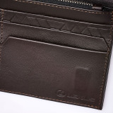 Кожаное портмоне на магнитах Lexus Wallet, Brown Leather, артикул LMLS0015XL