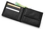 Кожаный кошелек унисекс Volkswagen Unisex Leather Wallet, Black NM, артикул 000087400L041