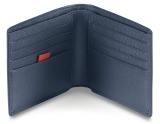 Кожаное портмоне BMW Fashion Wallet without Coin Compartment, Blue, артикул 80212466218