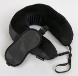 Подушка для шеи с маской для сна Lexus Cushion, Black, артикул LMDC00002L