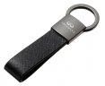 Кожаный брелок Infiniti Logo Keychain, Metall/Leather, Black/Gunmetal