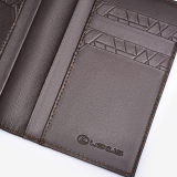 Кожаная обложка для документов Lexus Document Case, Brown Leather, артикул LMLS0007XL