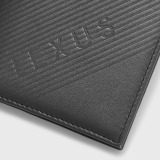Кожаная обложка для паспорта Lexus Passport Cover, Progressive, Grey, артикул LMPC00143L