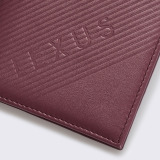 Кожаная обложка для паспорта Lexus Passport Cover, Progressive, Bordaux, артикул LMPC00144L