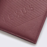 Обложка для автодокументов Lexus Document Cover, Leather, Progressive, Burgundy, артикул LMPC00142L