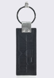 Кожаный брелок для ключей Lexus Keyring, Brown/Black Leather, Yet Collection, артикул LMYC00072L