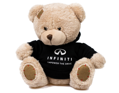 Мягкая игрушка медвежонок Infiniti Plush Toy Teddy Bear, Beige/Black