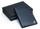 Кожаная обложка для документов Mazda Leather Document Wallet, Dark Blue/Grey
