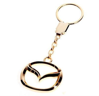 Позолоченный брелок Mazda Classic Keychain, Gold Plated, Metall