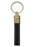 Кожаный брелок Honda Logo Keychain, Black/Silver