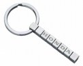 Брелок кубики Honda Letter Logo Keychain, Metall, Silver