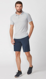 Мужская рубашка-поло Porsche Polo-Shirt, Men, Sports Collection, light grey / light blue, артикул WAP5340XS0M0SP