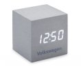 Будильник Volkswagen Logo Cube Alarm Clock, Silver