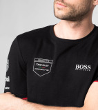 Мужская футболка Porsche Motorsport Fanwear Collection, T-Shirt, Men, Black, артикул WAP1280XS0NFMS