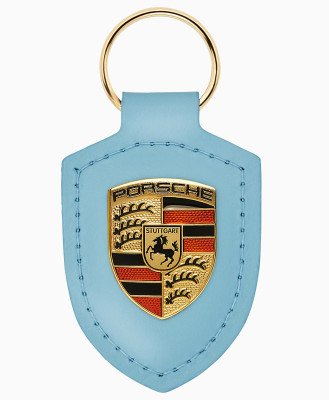 Брелок для ключей с гербом Porsche Crest Keyring, Frozen Blue
