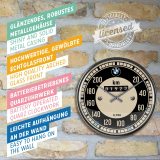 Настенные часы BMW Speedometer Retro Wall Clock, Nostalgic Art, артикул NA51080