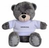 Плюшевый медведь Honda Plush Toy Bear, Grey/White