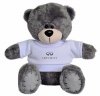 Мягкая игрушка медвежонок Infiniti Plush Toy Teddy Bear, Grey/White