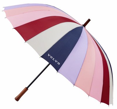 Большой цветной зонт-трость Volvo Stick Umbrella, Multicolour