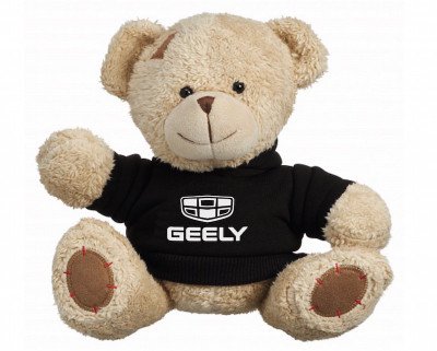 Плюшевый мишка Geely Plush Toy Teddy Bear, Beige/Black