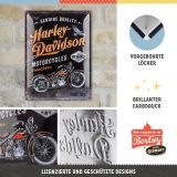 Металлическая пластина Harley-Davidson Timeless Tradition, Tin Sign, 30x40, Nostalgic Art, артикул NA23279