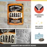 Металлическая пластина Harley-Davidson Garage, Tin Sign, 15x20, Nostalgic Art, артикул NA26178