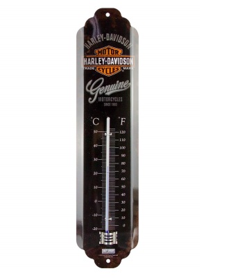 Термометр Harley-Davidson Genuine Logo, Retro Thermometer, Nostalgic Art