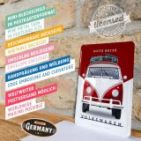 Металлическая открытка Volkswagen Good Journey, Metal Card, 10x14, Nostalgic Art, артикул NA10301
